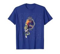 Follow The White Rabbit - Diseño de Camiseta de Alicia en el País de Las Maravillas Camiseta, Hombre, Azul Real, S