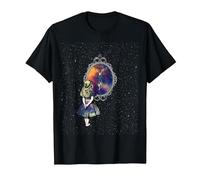 Follow The White Rabbit - Diseño de camiseta de Alicia en el País de las Maravillas Camiseta, Hombre, Negro, L