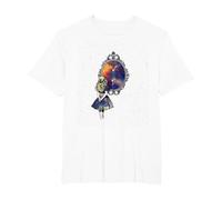 Follow The White Rabbit - Diseño de Camiseta de Alicia en el País de Las Maravillas Camiseta, Hombre Tallas Grandes, Blanco, 5X Alto