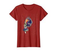 Follow The White Rabbit - Diseño de Camiseta de Alicia en el País de Las Maravillas Camiseta, Mujer, Arándano, 3XL