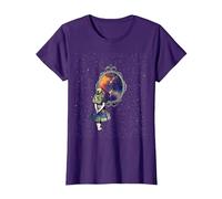 Follow The White Rabbit - Diseño de Camiseta de Alicia en el País de Las Maravillas Camiseta, Mujer, Morado, 3XL