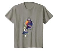 Follow The White Rabbit - Diseño de Camiseta de Alicia en el País de Las Maravillas Camiseta, Niños, Pizarra, 12 años