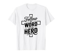 Follow The Word Not The Herd Christian Bible Verse Scripture Camiseta