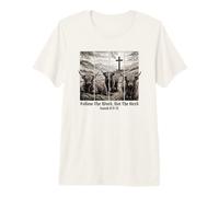 Follow The Word Not The Herd Christian Bible Verse Scripture Camiseta Premium
