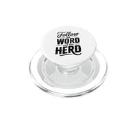 Follow The Word Not The Herd Christian Bible Verse Scripture PopSockets PopGrip para MagSafe