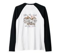 Follow The Word Not The Herd Christian Bible Verse Sheep Camiseta Manga Raglan
