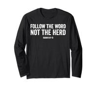 Follow The Word Not The Herd Christian Men Manga Larga