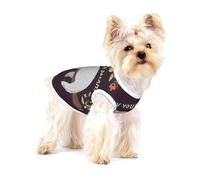 Follow Your Dreams - Camiseta de algodón para mascotas, sin mangas, elástica, para cachorros, chaleco suave para mascotas pequeñas