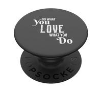 Follow Your Passion Motivational Hobbyist Quote Graphic Love PopSockets PopGrip Adhesivo