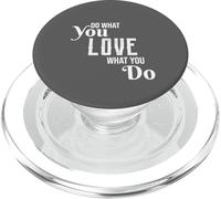 Follow Your Passion Motivational Hobbyist Quote Graphic Love PopSockets PopGrip para MagSafe
