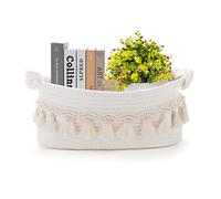 Followarm Cesta pequeña para regalos vacía, cesta tejida para almacenamiento, bonita cesta de almacenamiento de papel higiénico, cesta de regalo decorativa vacía para llenar cesta de Halloween para