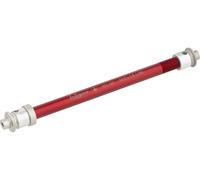 FollowMe Adaptador de eje pasante de 12 mm de aluminio rojo 12 mm. 1.5 mm. 166 mm