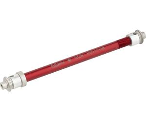 FollowMe Adaptador de eje pasante de 12 mm de aluminio rojo 12 mm. 1.5 mm. 166 mm