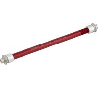 FollowMe Adaptador de eje pasante de 12 mm de aluminio rojo 12 mm. 1.75 mm. 180 mm
