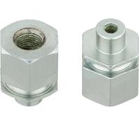 FollowMe Adaptador de fijación para ejes macizos gris 3/8"