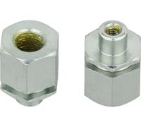 FollowMe Adaptador de fijación para ejes macizos gris M10x1