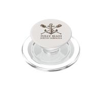 Folly Beach Naval de Carolina del Sur - Folly Beach SC PopSockets PopGrip para MagSafe