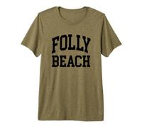 Folly Beach South Carolina Viaje a Folly Beach Camiseta Premium