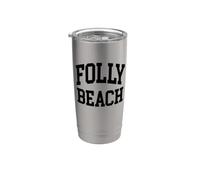 Folly Beach South Carolina viaje a Folly Beach Vaso térmico de acero inoxidable de doble pared