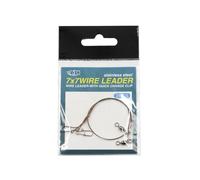 FOLODA Alambre de pesca invisible de acero inoxidable, diseño flexible resistente a la torsión, para trucha, salmón, pesca de acero inoxidable, líder de alambre de pesca