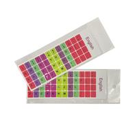 FOLODA Añade un toque de color a tu teclado con elegantes calcomanías de repuesto para teclado inglés adecuadas para varios diseños de teclado de laptop