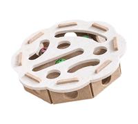 FOLODA Caja de rompecabezas para gatos, solución enriquecedora de entretenimiento para interiores, estimula la excavación natural y los comportamientos de interacción. Juguete de rompecabezas