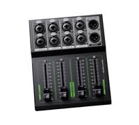 FOLODA Controlador de volúmenes pasivos de 4 canales con deslizadores individuales, no requiere energía para una distribución limpia de la transmisión en ninguna configuración. Controlador de