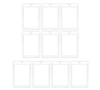 FOLODA Estuche para tarjetas con bloqueo que incluye ventana de visión, 100 | Cuidado limpio y protegido para colecciones valiosas con seguridad mejorada y pantalla clara para coleccionistas