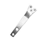 FOLODA Llave de mano de acero 45# de alta resistencia con diseño de doble garra triple para versatilidad de mantenimiento de herramientas, amoladora angular