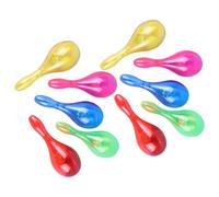 FOLODA Paquete de 10 maracas LED vibrantes que cambian de color con 6 patrones intermitentes para fiestas de DJ y maracas promocionales de DJ
