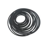 FOLODA Paquete de 50/100 correas de goma de tamaño mixto de 1,5 mm, colección de cintas de casete redondas compatibles con cinturones de jugadores para dispositivos de video