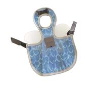 FOLODA Protector de gallina de diseño desmontable, capa interior suave que mantiene a los pájaros limpios y secos, a prueba de barro