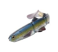 FOLODA Señuelos de 16 cm/22 cm, señuelo suave de cola de remo, aparejos de pesca, cebo artificial realista para lucios