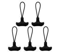 FOLODA Tirador de cremallera en forma de T con cordón de cremallera, tiradores de cremallera, maleta de viaje, mochila, extractor de cremallera, extensión de cremallera de repuesto en forma de T