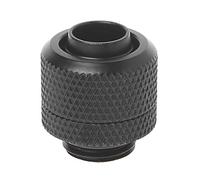 FOLODA Tubo de compresión suave de rosca G1/4 de latón para tubo suave de PC de 3/8 pulgadas ID 2, conector refrescante de agua, 1 pieza de montaje para disipador de calor de computadora, almohadilla