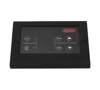 FOLOSAFENAR Controlador de Generador de Vapor ,Controlador de Sala de Sauna 35 110 ℃ Montaje en Pared Control de Luz de Fácil Operación para Calentador de Sauna 3 27KW(Negro)
