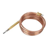 FOLOSAFENAR Kit de termopar de Gas,Conveniente termopar de Gas Universal con Sensor termopar de Chimenea Simple para aparatos encendidos(1500 mm)