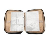 FOLOSAFENAR Libro de Almacenamiento de Joyas organizador joyeria cajon Organizador de Joyas Portátil de Gran Capacidad ,Estuche para Carpetas ,Cierre Rollen