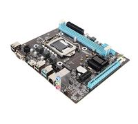 FOLOSAFENAR Placa Base para PC ,Placa Base para Juegos H81 LGA 1150 Ranura PCIe 6Gb/s de Alta Velocidad para PC de Escritorio
