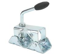 FOLOSAFENAR Soporte de Rueda, Soporte de Fijación Dividido de Abrazadera de Servicio Pesado Práctico Profesional de Alta Resistencia 48mm/1,89 Pulgadas para Remolque para RV