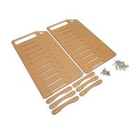 FOLOSAFENAR Soporte para disco duro DIY acrylic hdd caddy montaje fácil ,disipación de calor ,estante de disco duro de acrílico ,ampliamente utilizado para Monteringsfästen