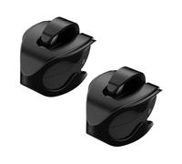 Folpus 2 Clips para cañas de Pescar, Abrazaderas para cañas, organizadores, fáciles de Guardar, Soportes para cañas de Pescar, Negro