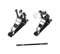 Folpus 2 piezas Doble Pedal de tambor Drum Foot Kick Instrument Instrument Estabilizadores de piso portátil Aluminio para la práctica para principiantes