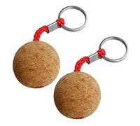 Folpus 2 Piezas Llavero Flotante con Anillo de Llaves Clip Diseño de Ancla y Timón Fabricado en Espuma Resistente Adecuado para Deportes Acuáticos Regalos, Burlywood
