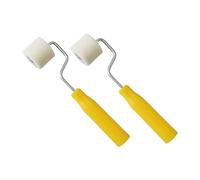 Folpus 2 uds Mini rodillos de pintura rodillo de pintura extra pequeño cubiertas de lana cortas desmontables para suministros de pintura pintura paredes