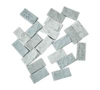 Folpus 20 Piezas s pavimento en Miniatura para casa muñecas, Suelo, Mesa Decorativa, Modelo Piedra, Kit Repuesto, L