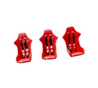 Folpus 3X Asiento de Coche de Garaje Modelo 1:64 Accesorios de Adorno Asiento de Coche en Miniatura