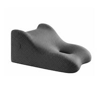 Folpus Almohada Lumbar para Cama con Diseño Ergonómico Inclinado Soporte Específico para Espalda Núcleo de Espuma Adaptable y Funda Transpirable en Poliéster, Verde Fruta, 50-40-26cm