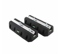Folpus Almohadilla para Aire Acondicionado Base Antivibración Soporte de Condensador Bloque Amortiguador de Caucho con Absorción de Golpes y Fijación Precisa, 450-160-90