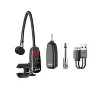 Folpus Amplificador de Audio Inalámbrico para Instrumentos con Filtro de Ruido Y Abrazadera Especial de 400 MAh.
